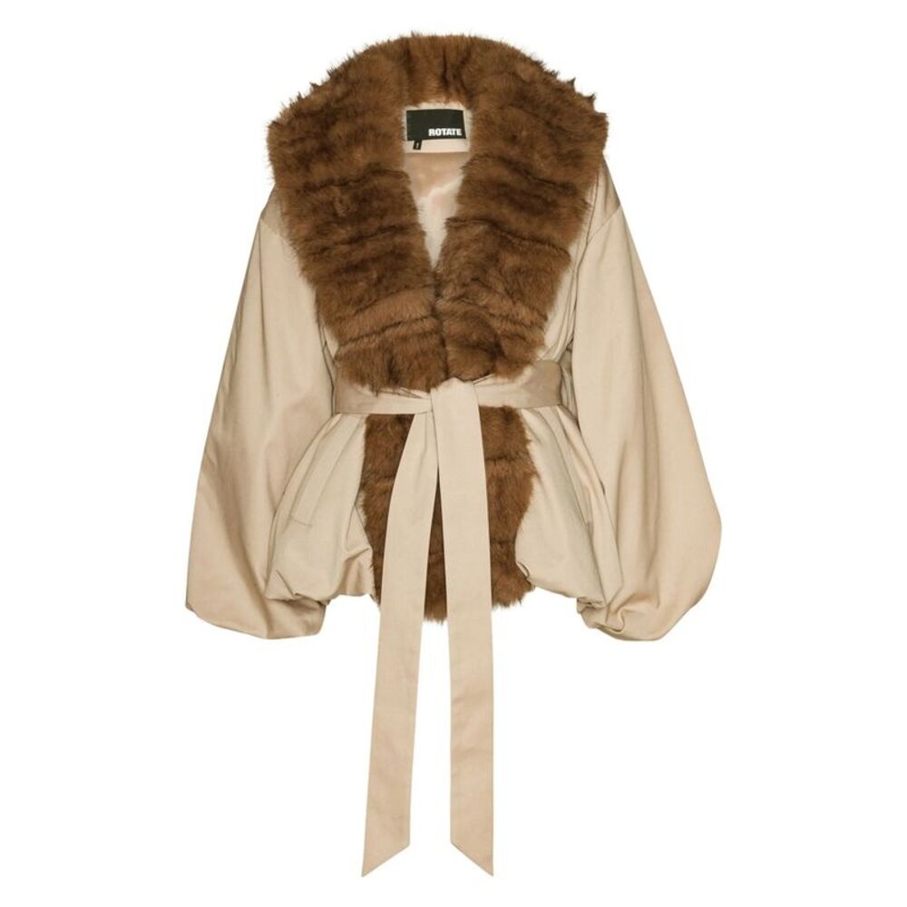 Rotate Neutrals Jackets - Faux Fur & Shearling Jackets Women